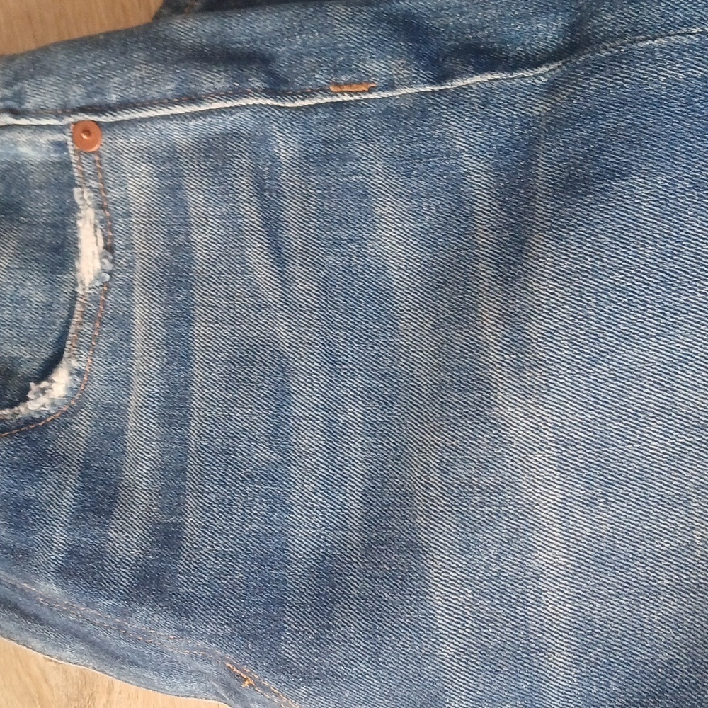 NEW Madewell Jeans Denim Distressed High Rise Slim Size 24 - Picture 11 of 11